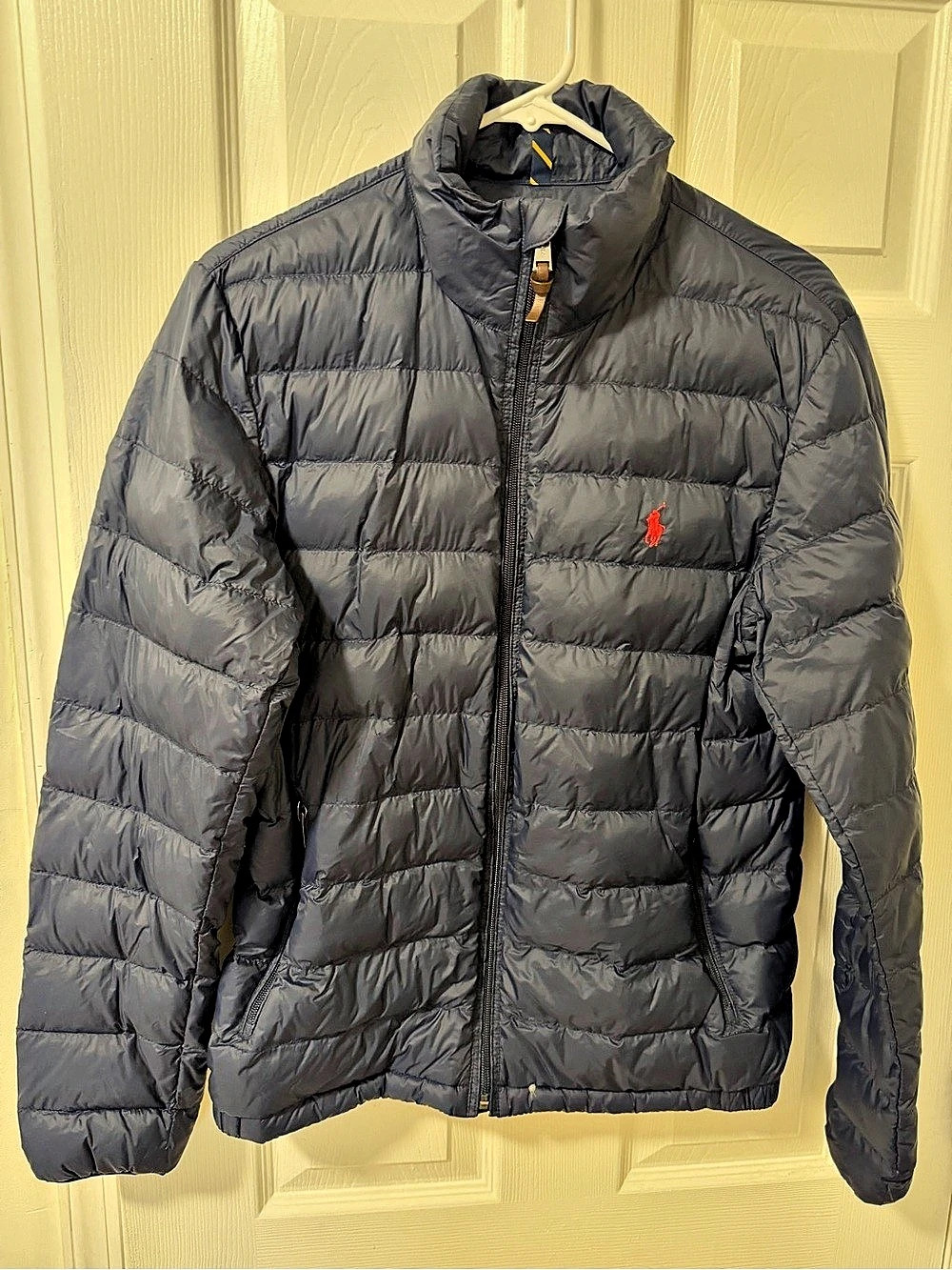 Polo Ralph Lauren Full Zip Down Jacket Men's Puffer Black Small